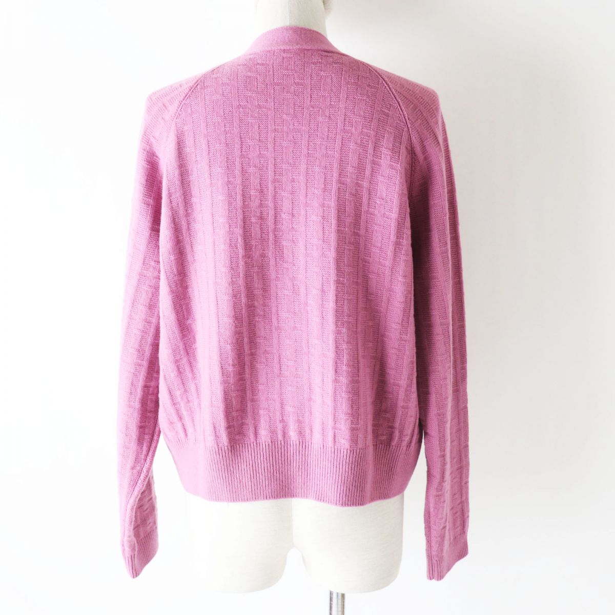 HERMES knit Main: 100% virgin wool Purple pink type Women 38