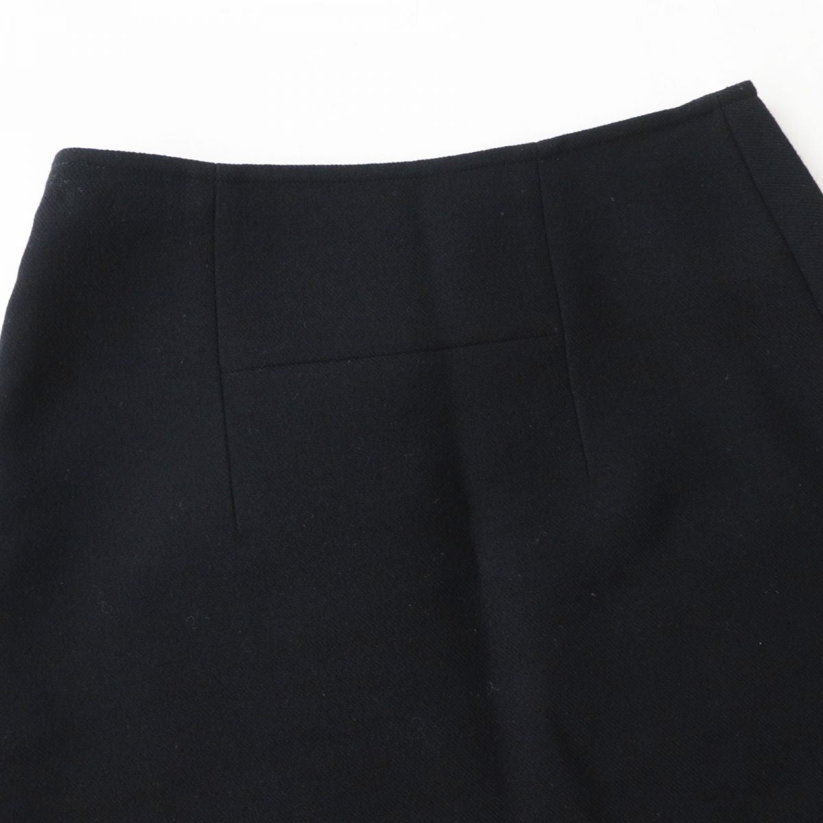 HERMES skirt Outer material: 99% wool, Outer material: 1% polyamide (nylon) black Women 34