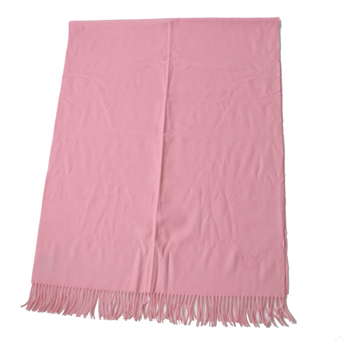 HERMES Stall Main: 100% cashmere Baby pink Women