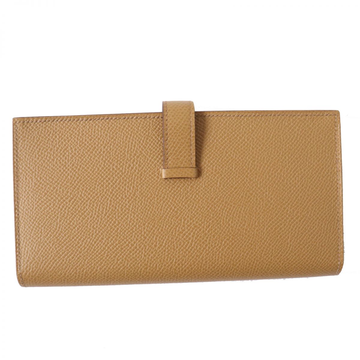 HERMES Long Wallet Purse Main�FEpsom Biscuit/Arzan Women