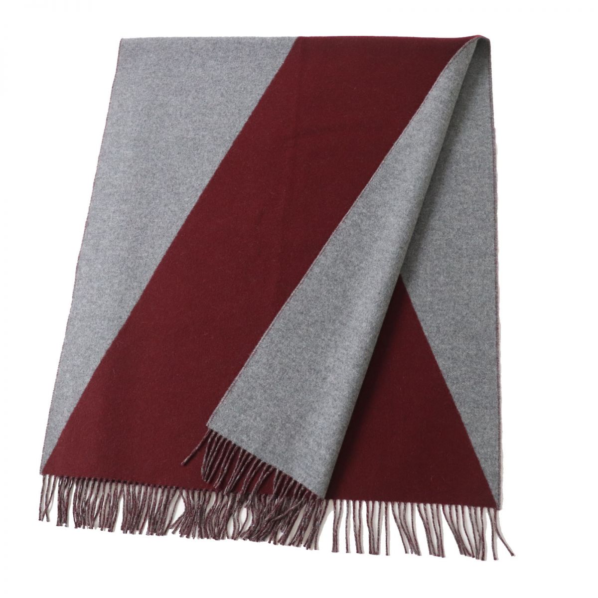 HERMES Scarf Main: 100% cashmere Red Women