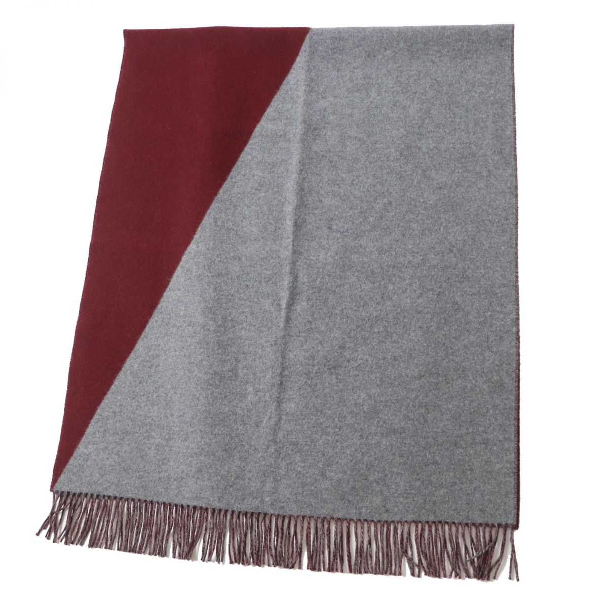 HERMES Scarf Main: 100% cashmere Red Women