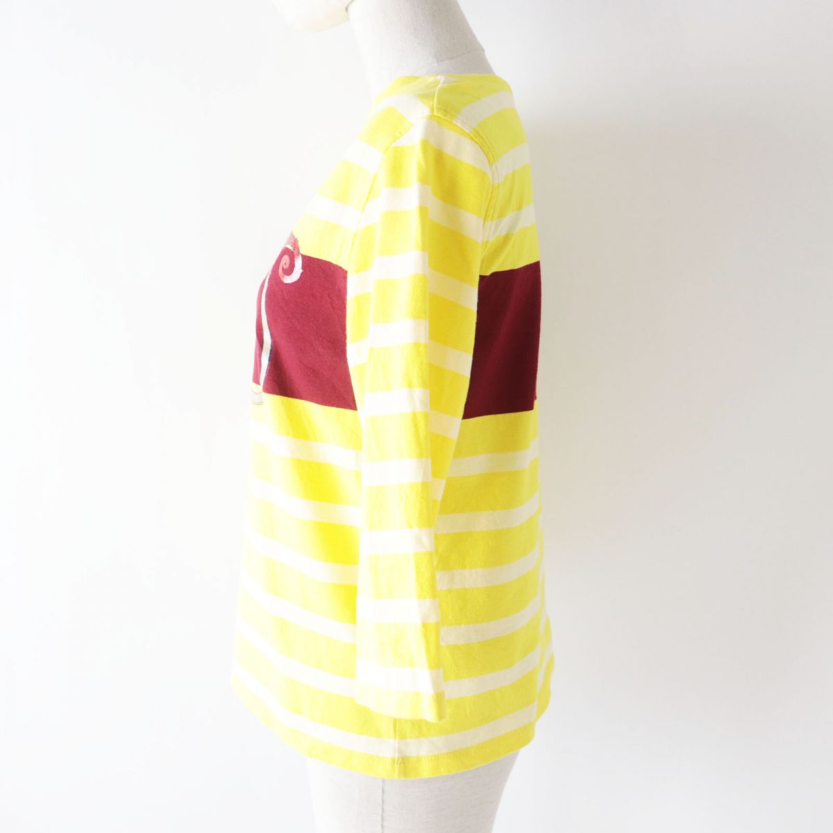HERMES Short sleeve T-shirt Main: 100% cotton Yellow type<br>L'INSTRVCTION DV ROY Women 34