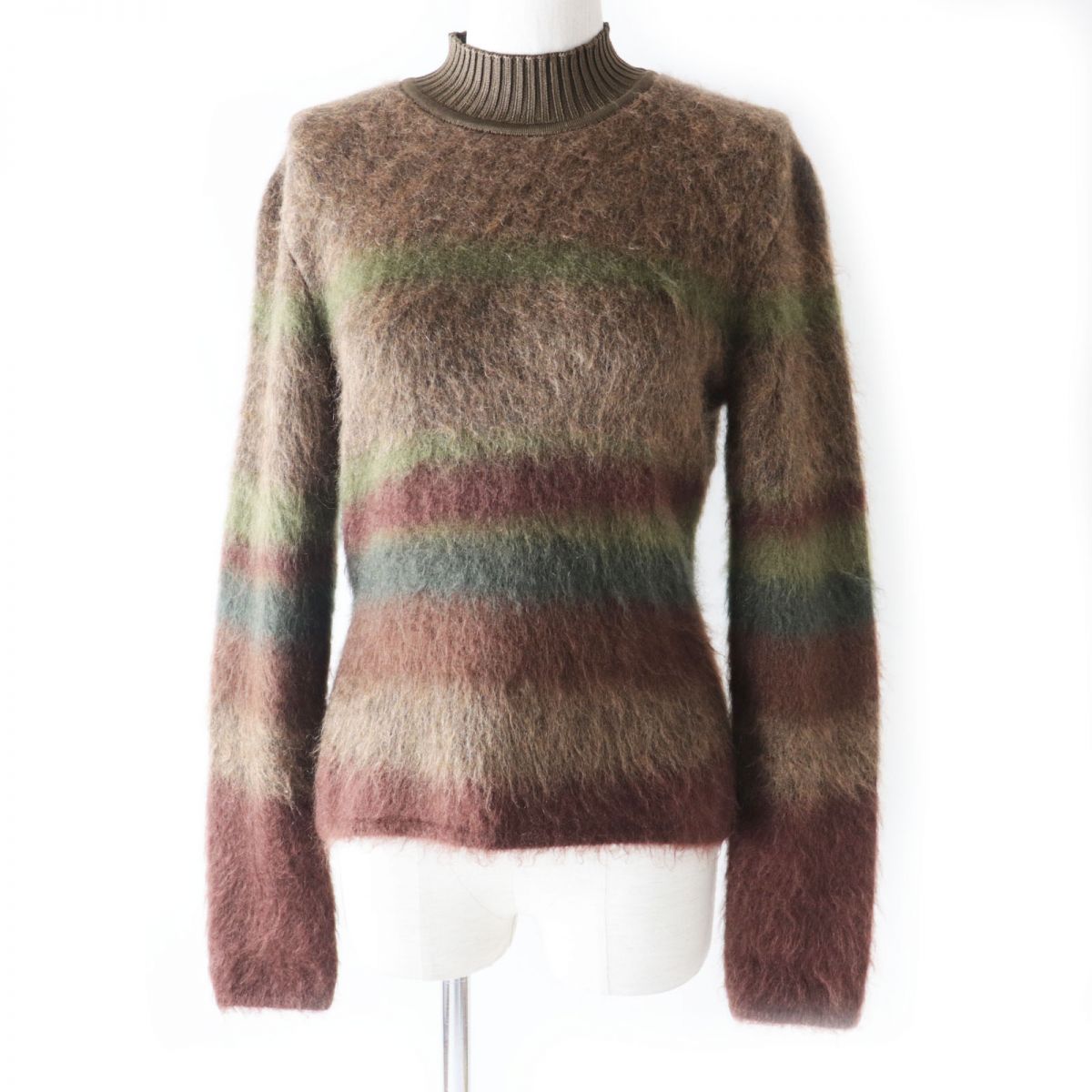 HERMES knit Image reference Brown x Khaki type Women