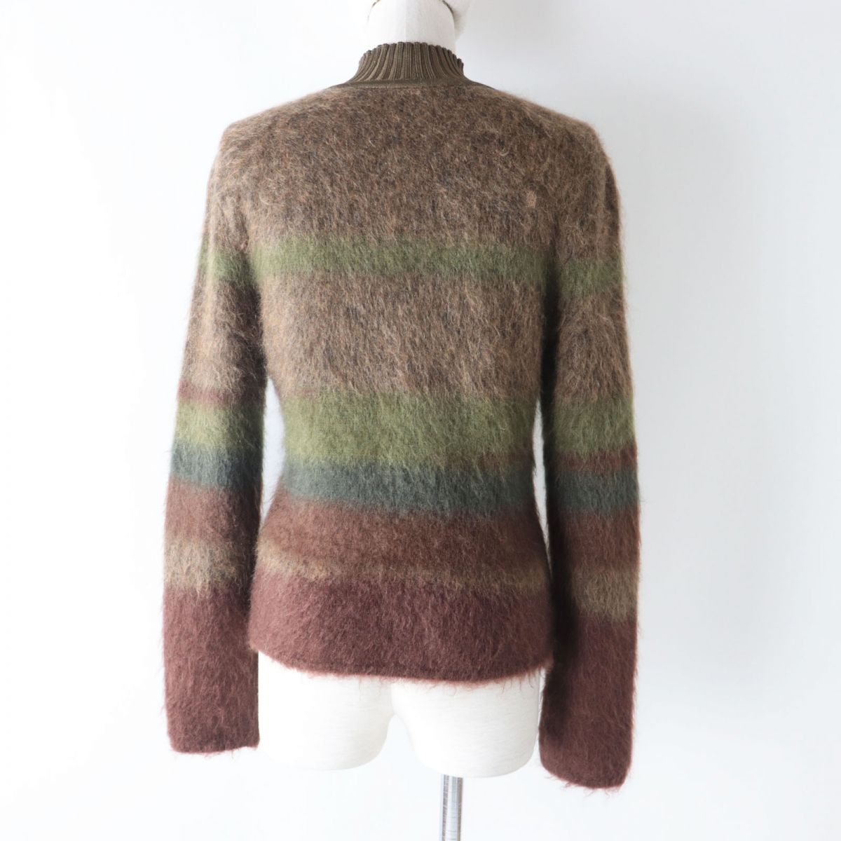 HERMES knit Image reference Brown x Khaki type Women