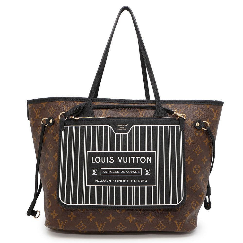 LOUIS VUITTON Neverfullã»Inside Out BrownM11946 Taurillon PVC Size MM