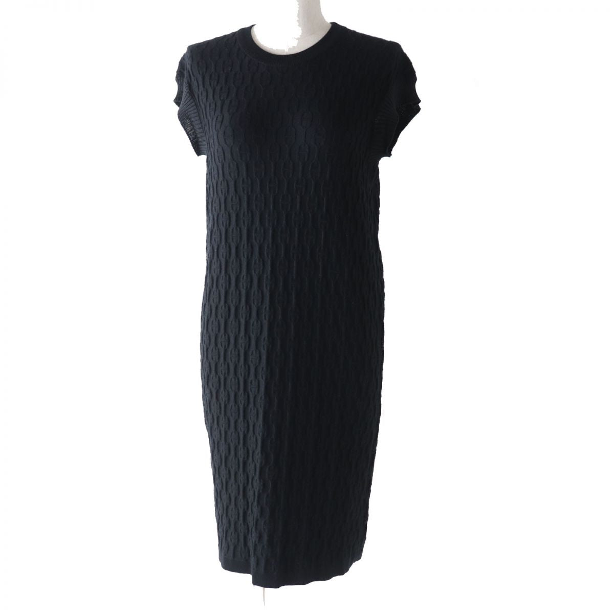 HERMES knit Main: 50% silk, Main: 41% cashmere, Main: 7% nylon, Main: 2% polyurethane black Women 36