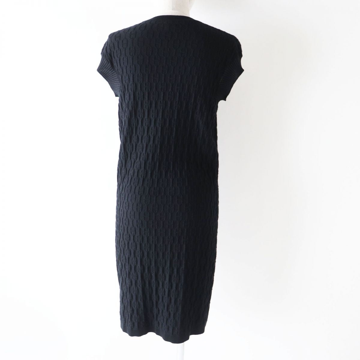 HERMES knit Main: 50% silk, Main: 41% cashmere, Main: 7% nylon, Main: 2% polyurethane black Women 36