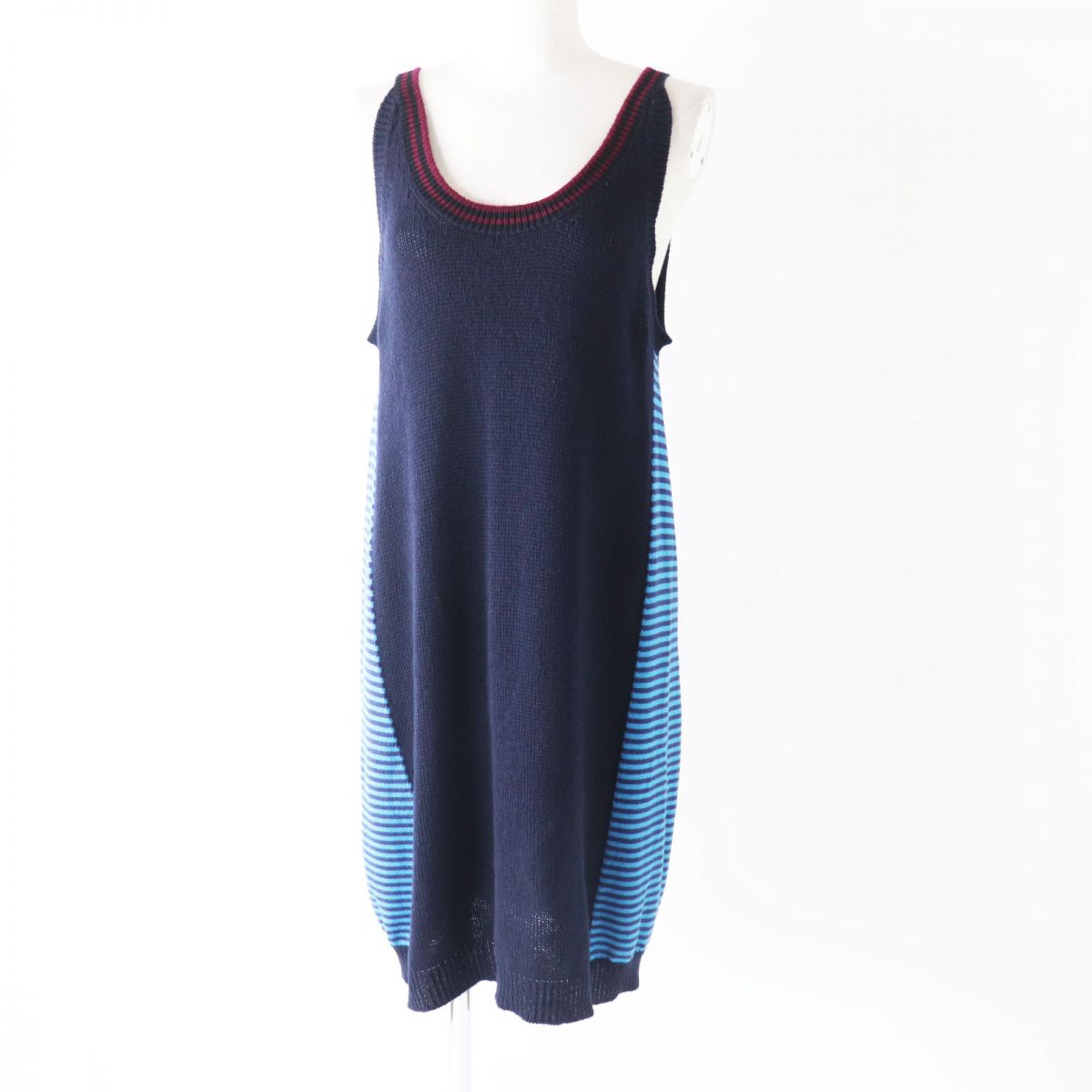 PRADA knit Main: 50% cashmere, Main: 35% wool, Main: 15% silk Navy x multi Women 40