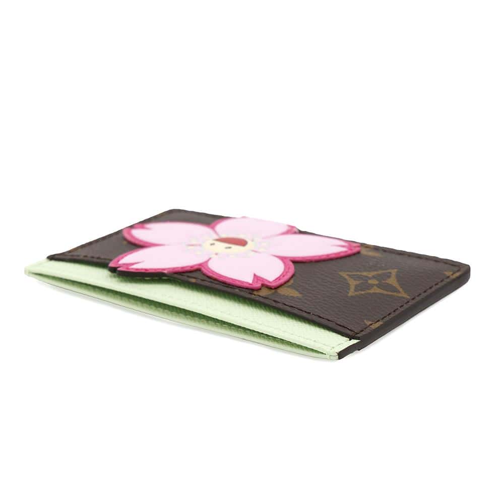 LOUIS VUITTON LV Ã TM Card Case Porto Carte Simple Sakura BrownM13429 Monogram