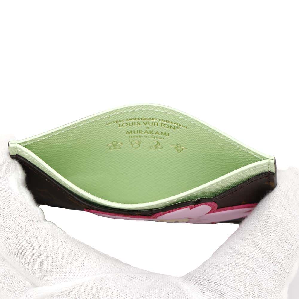 LOUIS VUITTON LV Ã TM Card Case Porto Carte Simple Sakura BrownM13429 Monogram