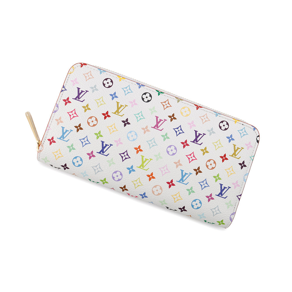 LOUIS VUITTON LV Ã TM Zippy Wallet_Japan Limited Edition WhiteM13922 Monogramã»Multicolor
