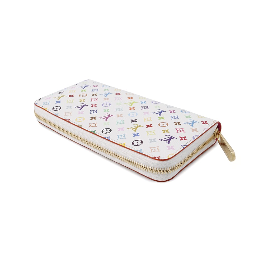 LOUIS VUITTON LV Ã TM Zippy Wallet_Japan Limited Edition WhiteM13922 Monogramã»Multicolor