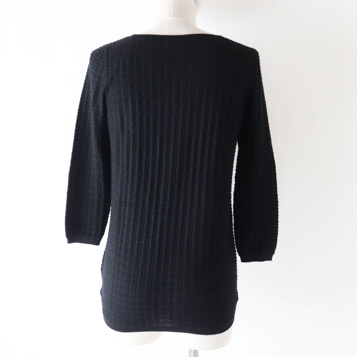 HERMES knit Image reference black Women 34