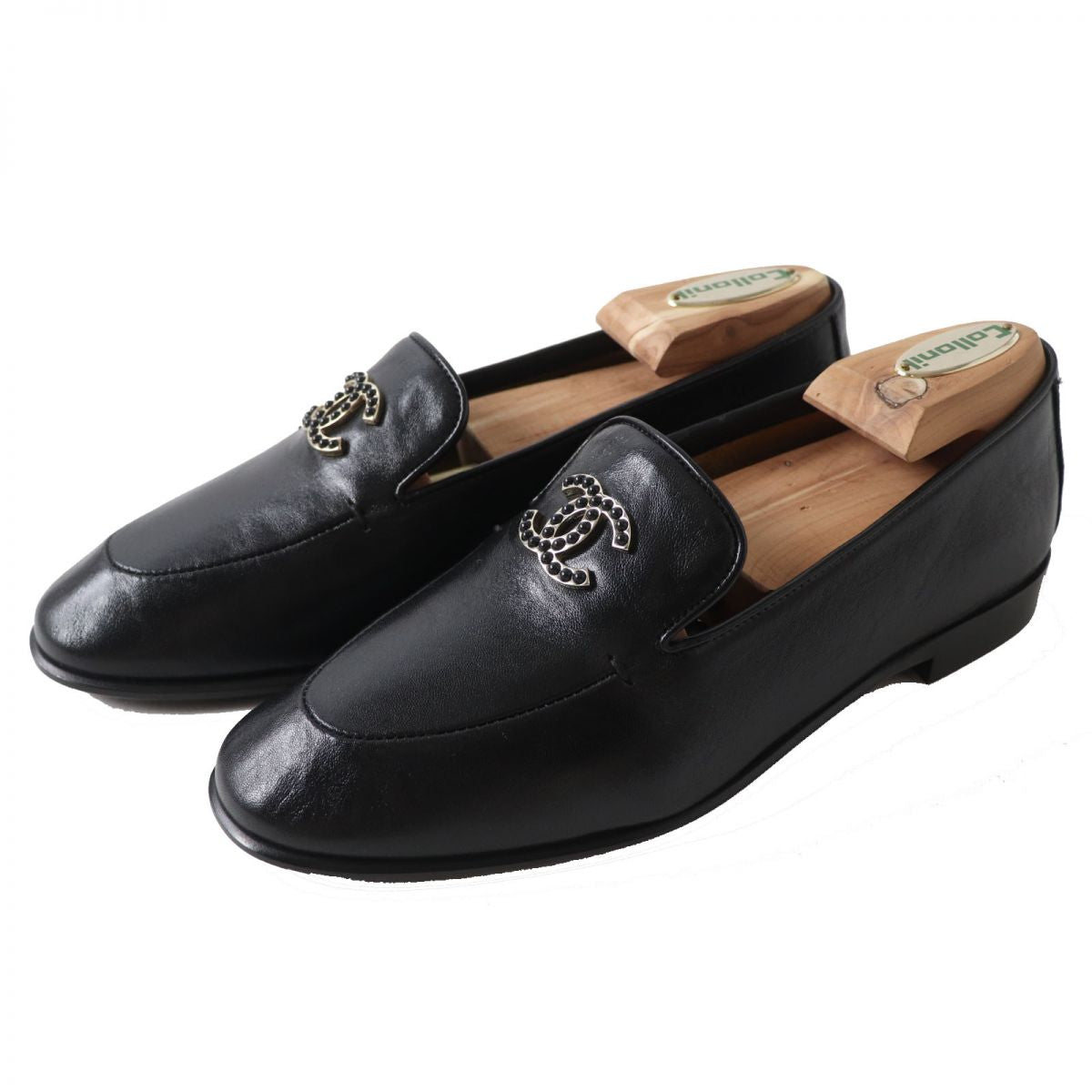 CHANEL loafers Main: Calf leather black Women 36.5