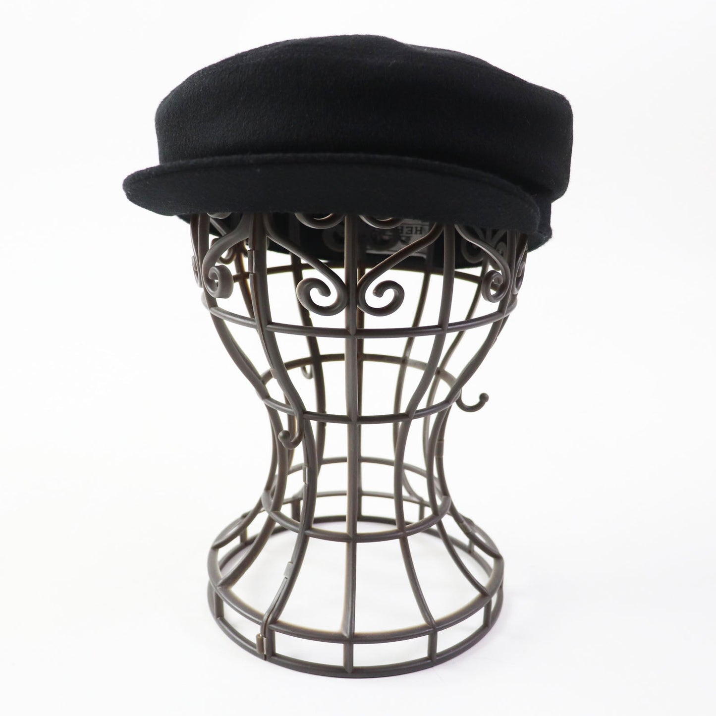 HERMES Casquette cashmere black Deauville Deauville Women 58