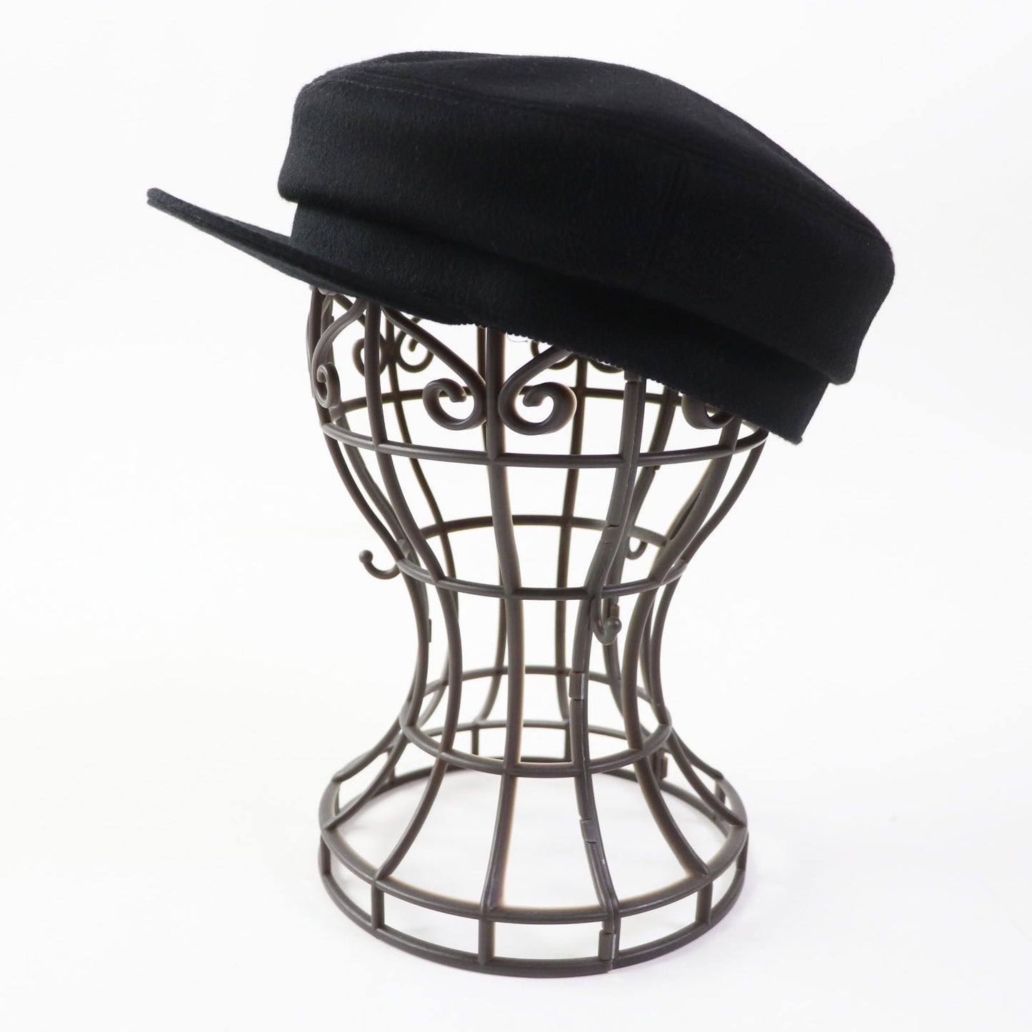 HERMES Casquette cashmere black Deauville Deauville Women 58