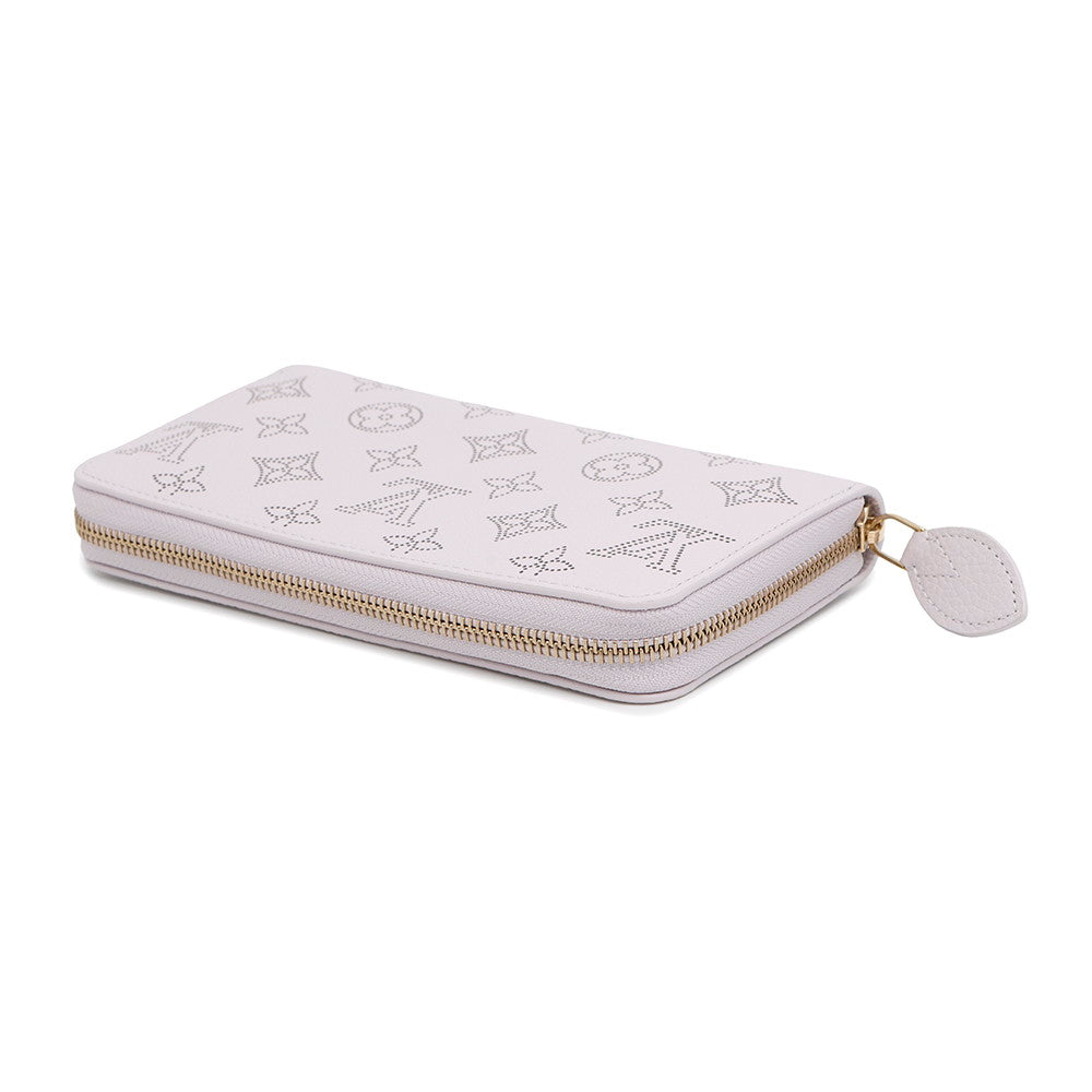 LOUIS VUITTON Zippy Wallet Misty LilacM26105 Monogram Mahina