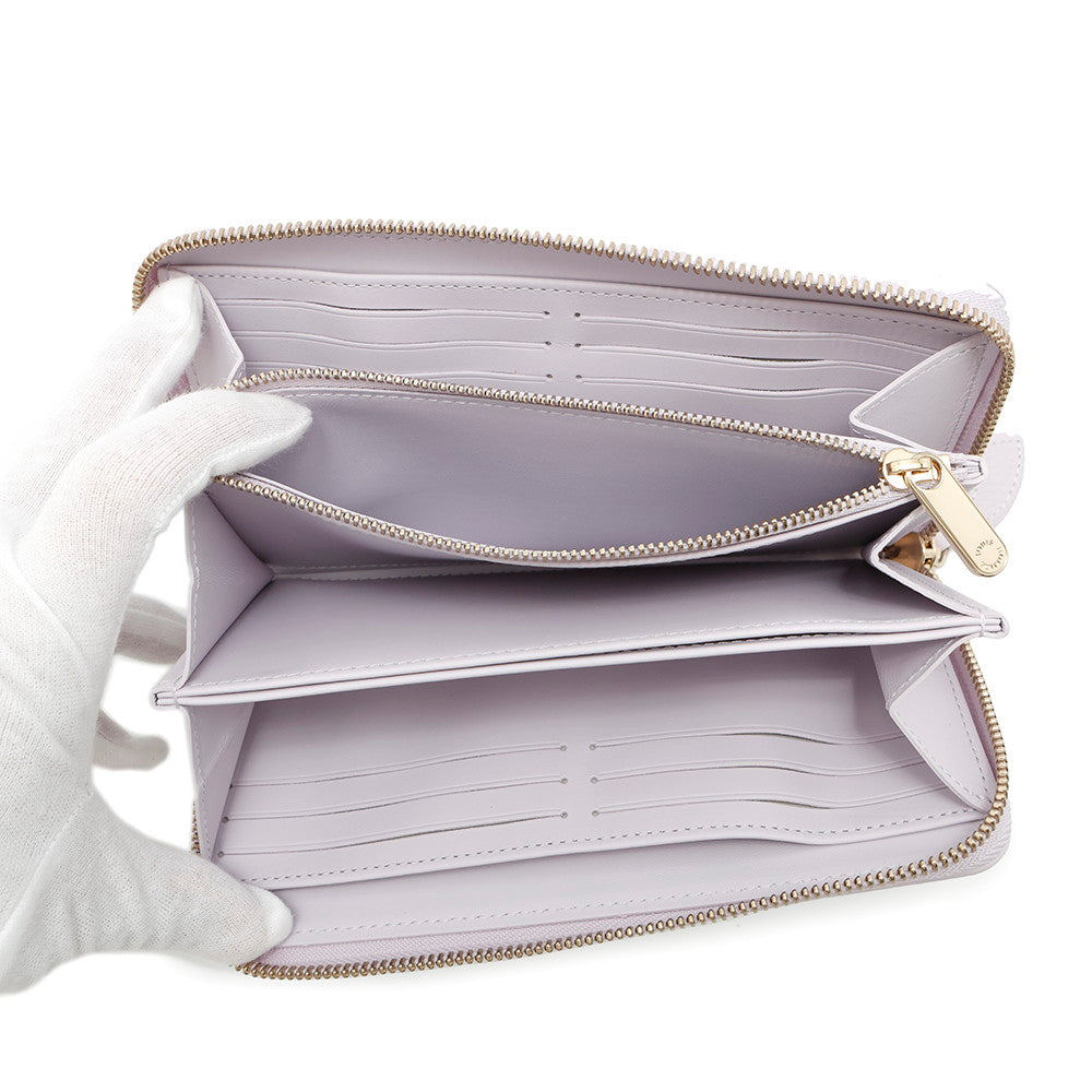LOUIS VUITTON Zippy Wallet Misty LilacM26105 Monogram Mahina