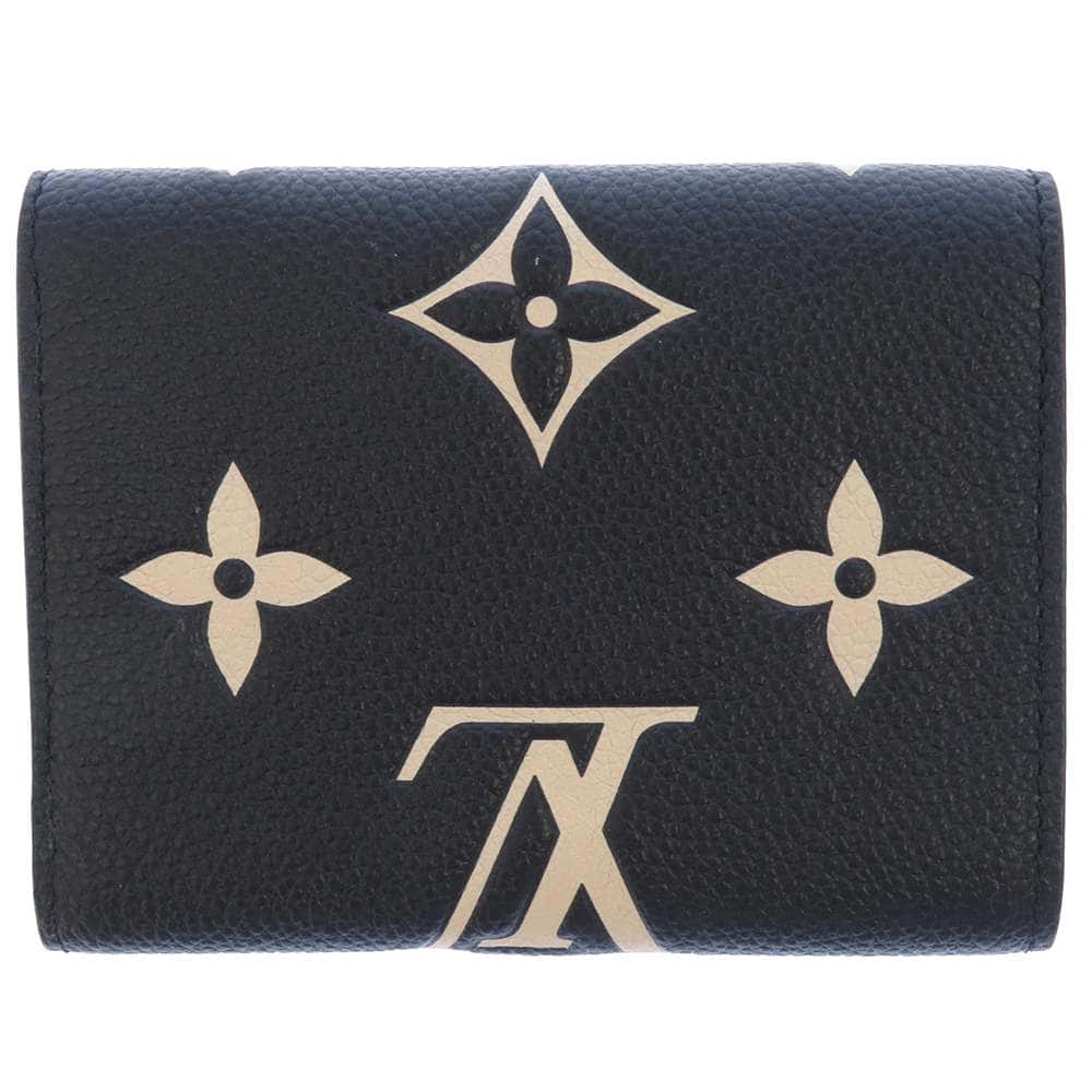 LOUIS VUITTON Portefeuille Victorine Noir/ClaimsM80968 Monogram Empreinte Leather