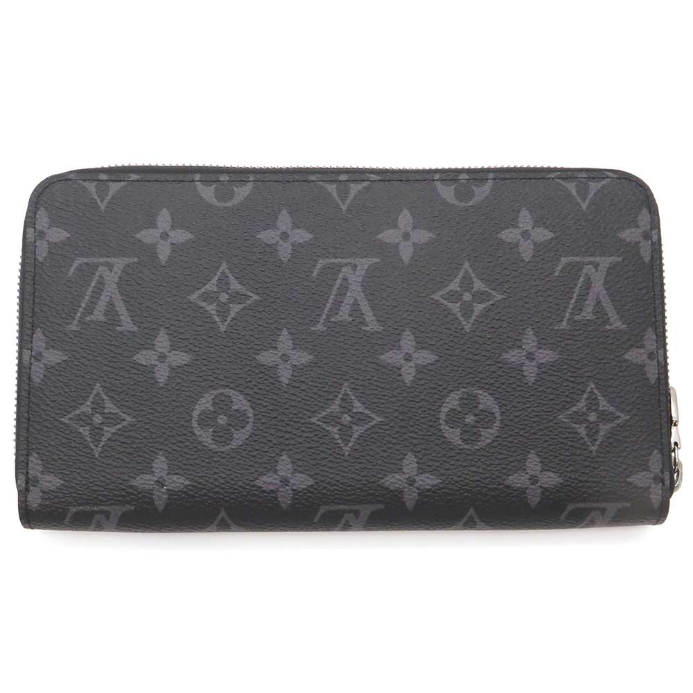 LOUIS VUITTON Zippy Organizer NM NoirM82081 Monogram Eclipse