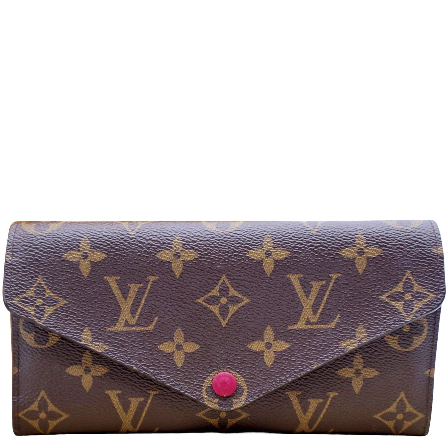 LOUIS VUITTON Josephine Monogram Canvas Wallet Brown