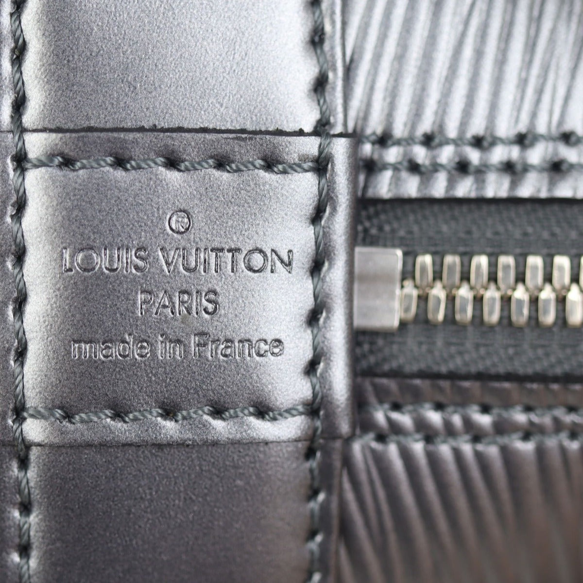 Louis Vuitton Alma BB Epi | Anthracite Nacre