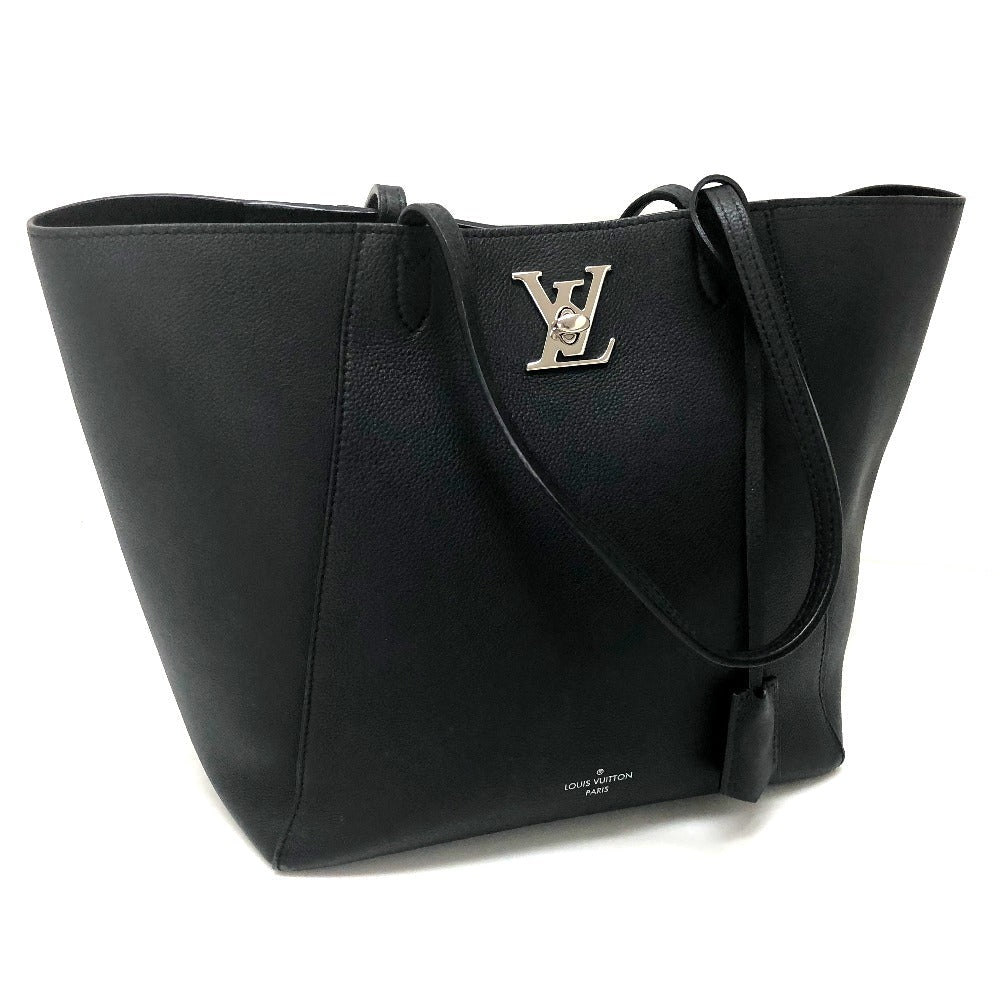 LOUIS VUITTON Shoulder Bag M42291 leather Noir rock Me Hippo Women