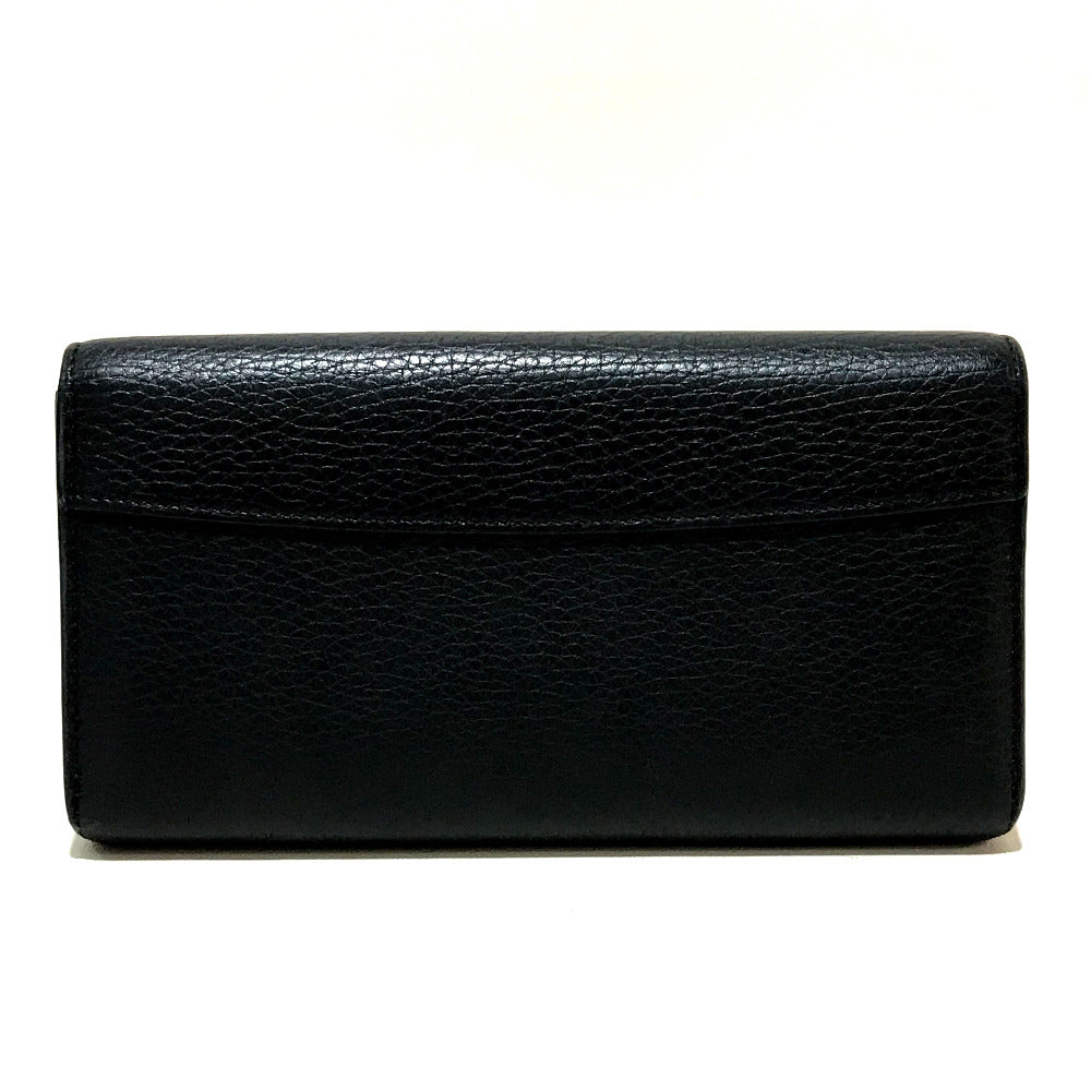 LOUIS VUITTON Folded wallet M62076 Taurillon Clemence Leather black Taurillon Clemence Portefeuille Capsine Women