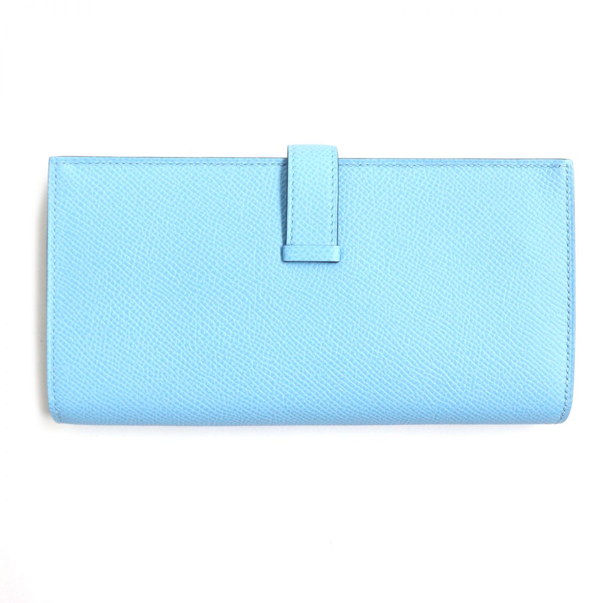 HERMES Long Wallet Purse Main�FEpsom blue mens