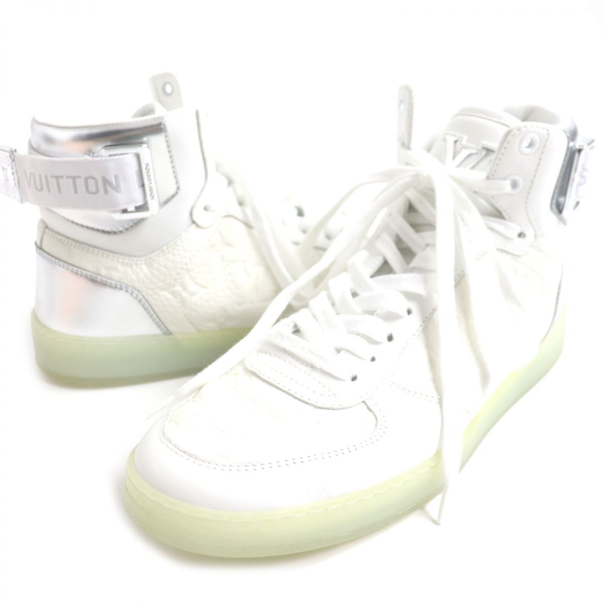 LOUIS VUITTON sneakers Main: Leather white mens 7