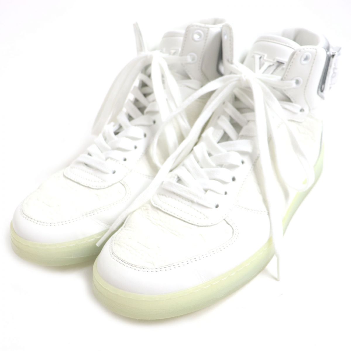 LOUIS VUITTON sneakers Main: Leather white mens 7