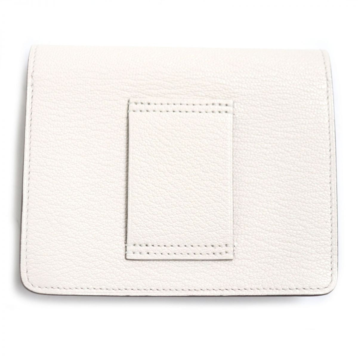 HERMES Bifold Wallet Main: Chevre Mysole Nata x Metal: Gold mens