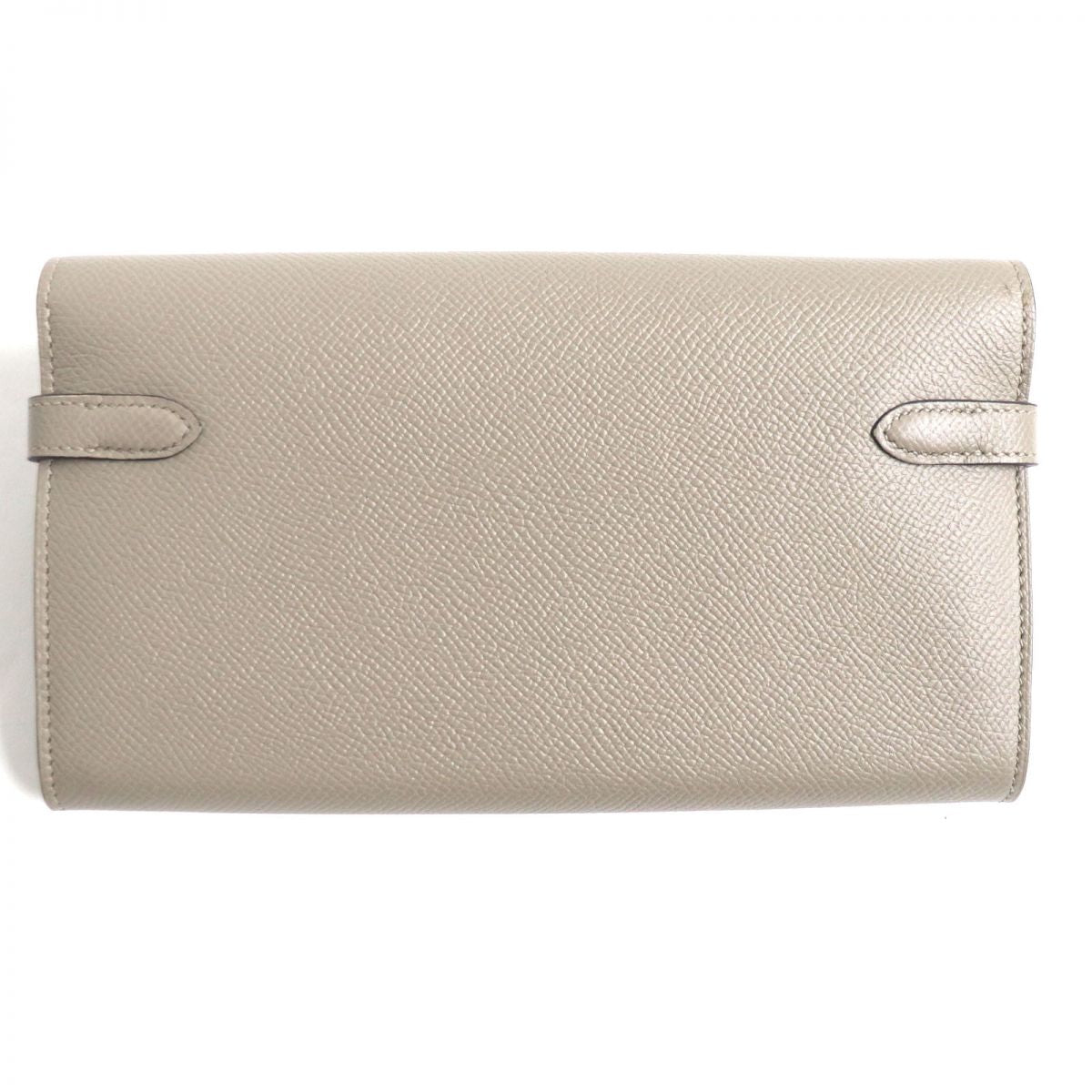 HERMES Long Wallet Purse Main�FEpsom beige mens
