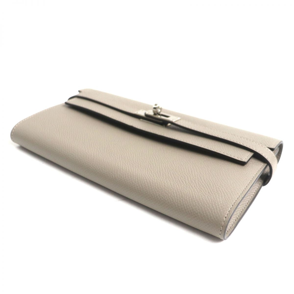 HERMES Long Wallet Purse Main�FEpsom beige mens