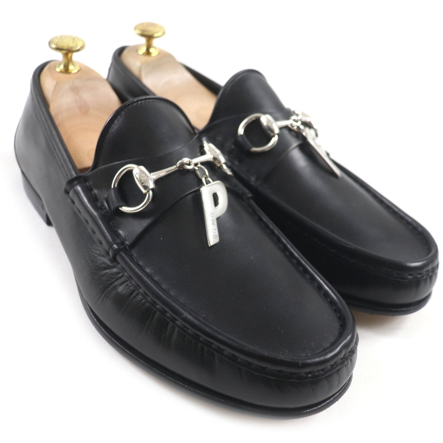 GUCCI loafers Main: Leather, Part: SV925 black mens 7