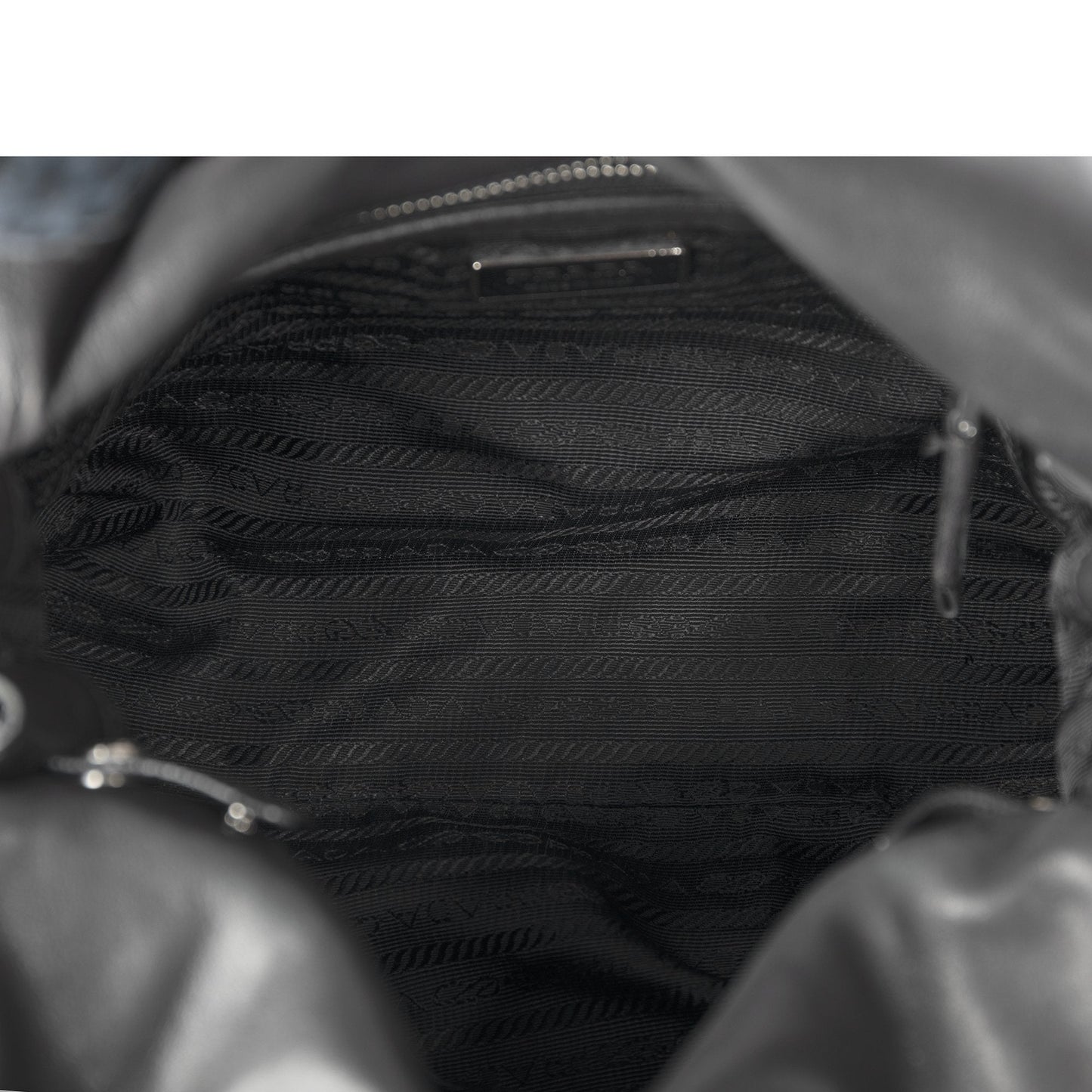 Prada Easy Tessuto Leather-Trimmed Bag