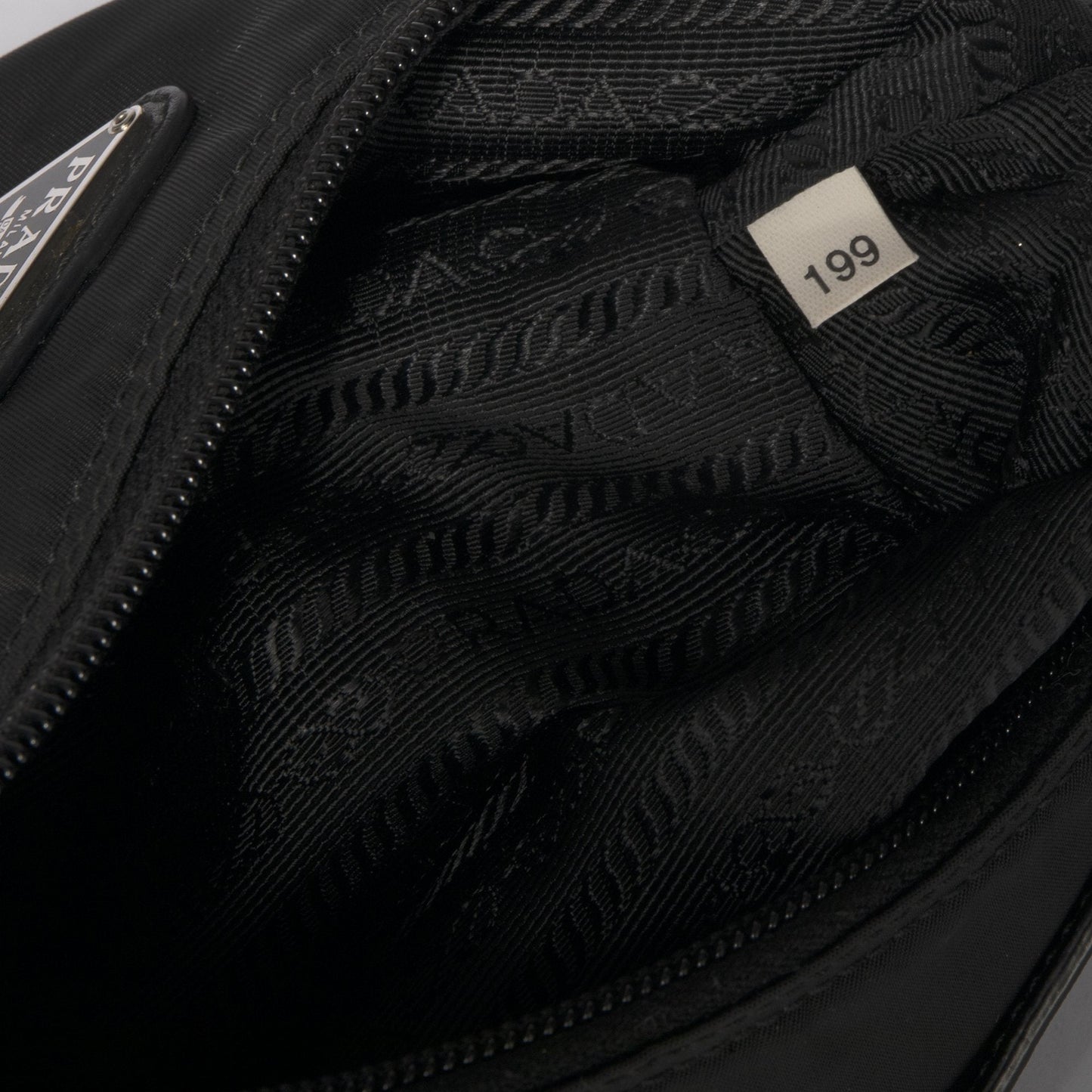 Prada Tessuto Nylon Zip Pochette