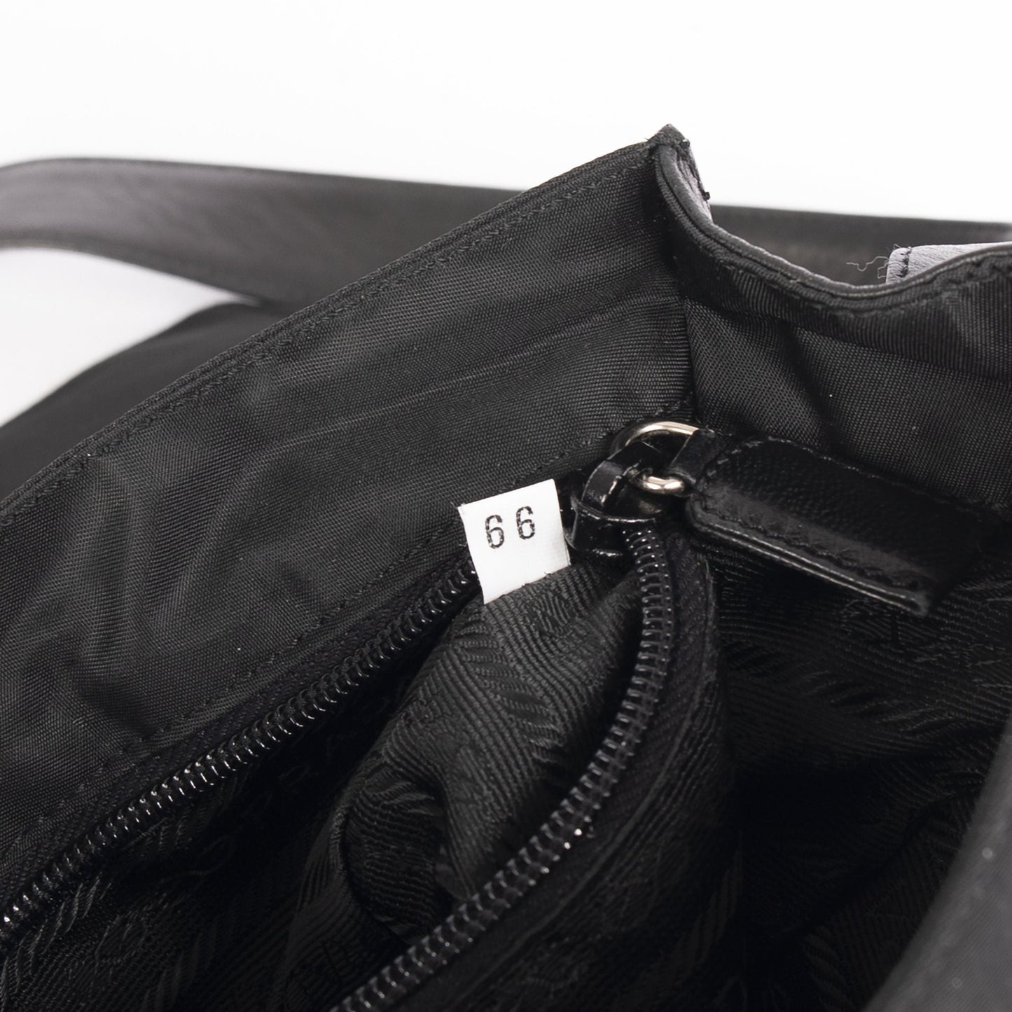 Prada  Vintage Leather-Trimmed Tessuto Nylon Messenger Bag