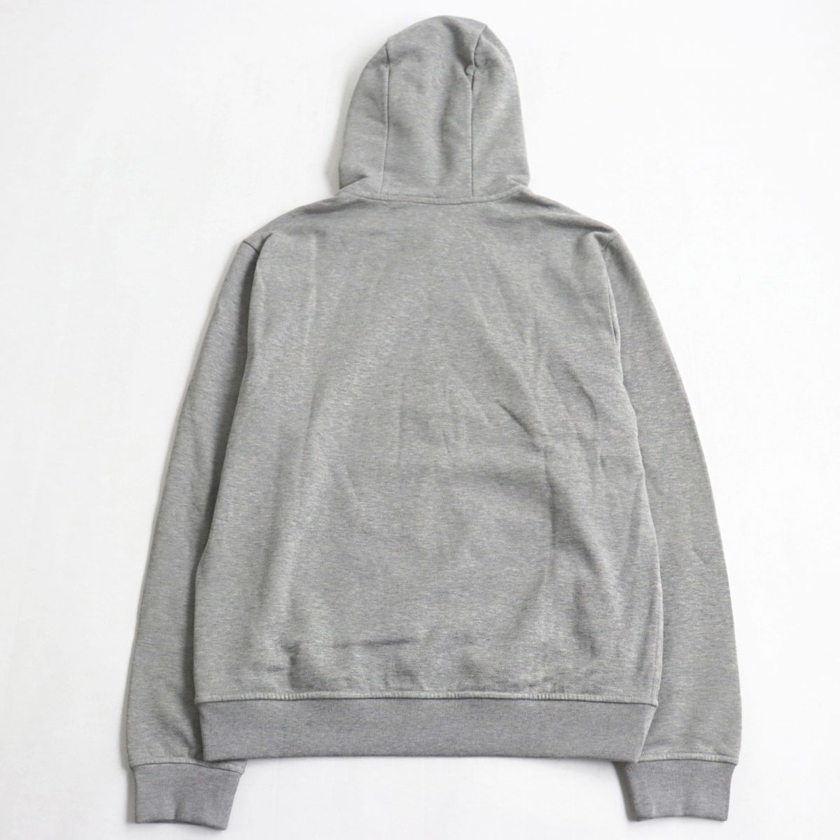 HERMES Hoodie Main: 100% cotton, Leather part: sheepskin, Part: 90% cotton, Part: 10% polyurethane, Part: 100% cotton Gray type mens M