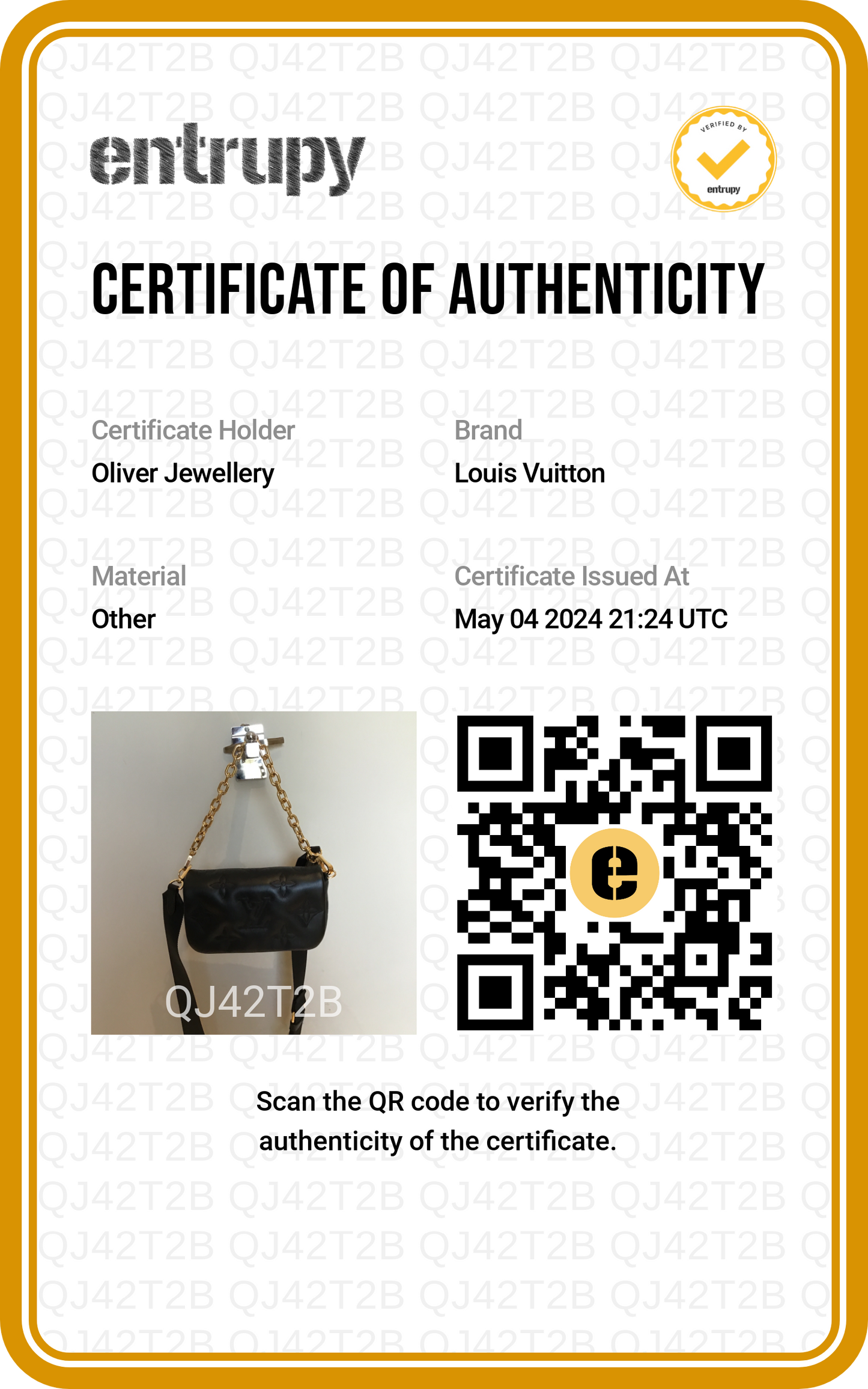 Louis Vuitton 2023 Black Bubblegram Calfskin Leather Wallet On Strap