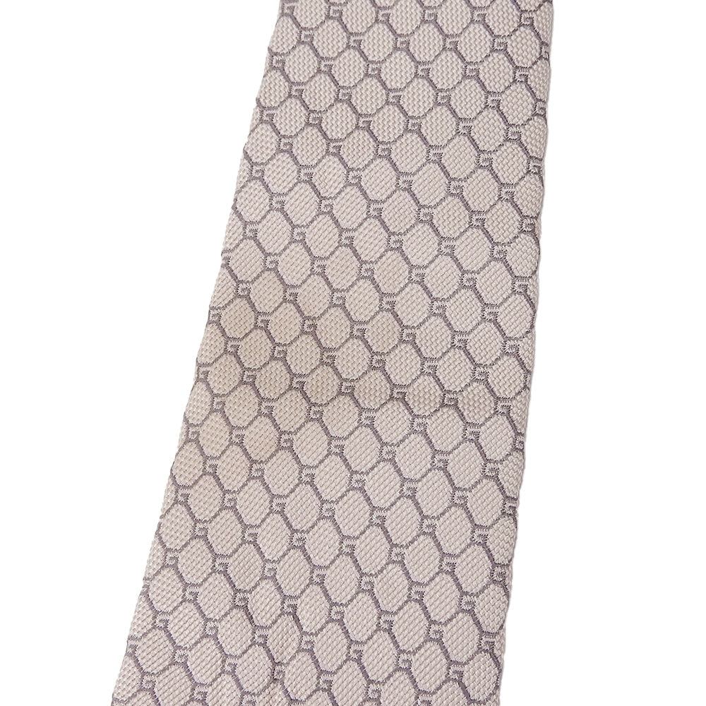 GUCCI tie silk Pink beige type mens