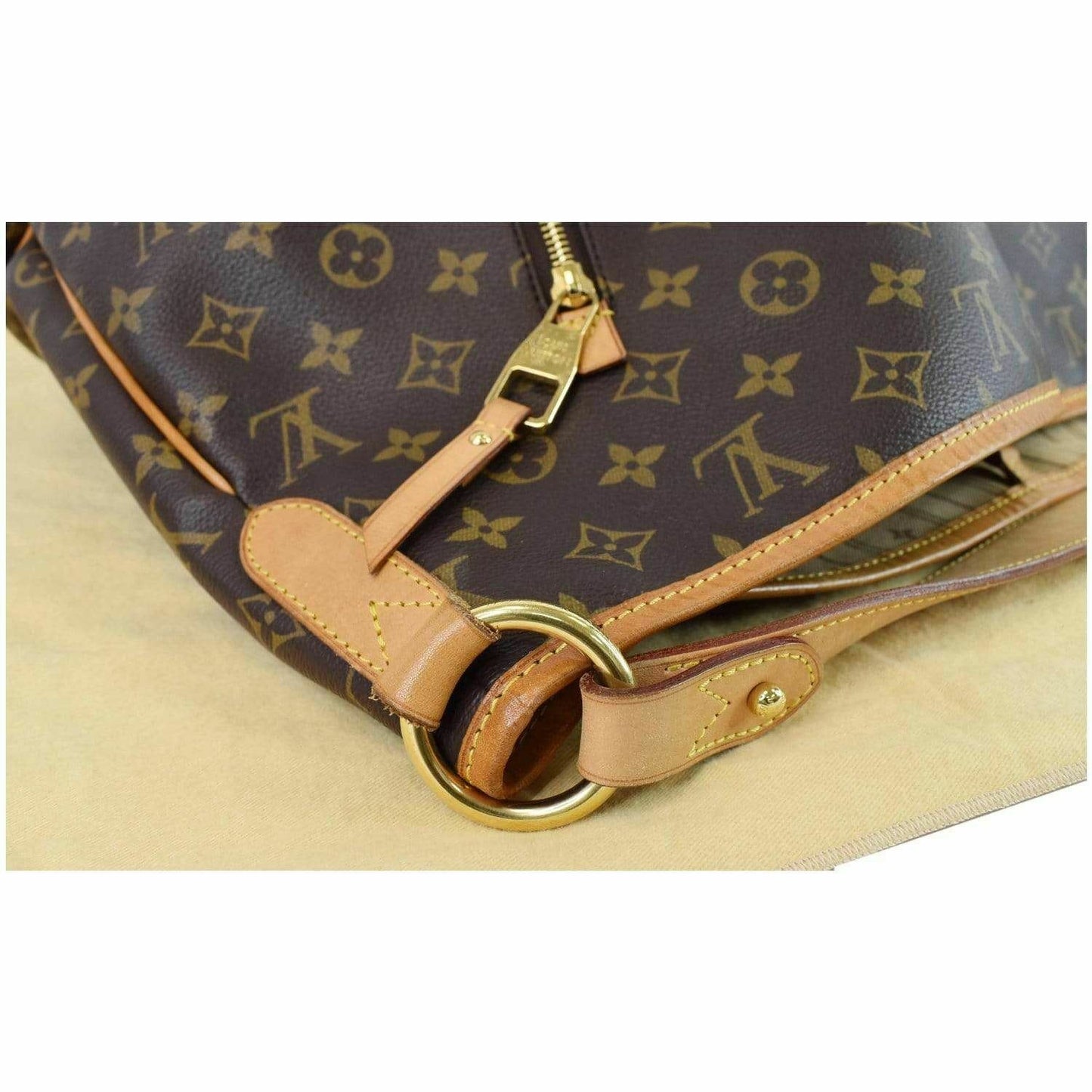 LOUIS VUITTON Delightful GM Monogram Canvas Shoulder Bag Brown