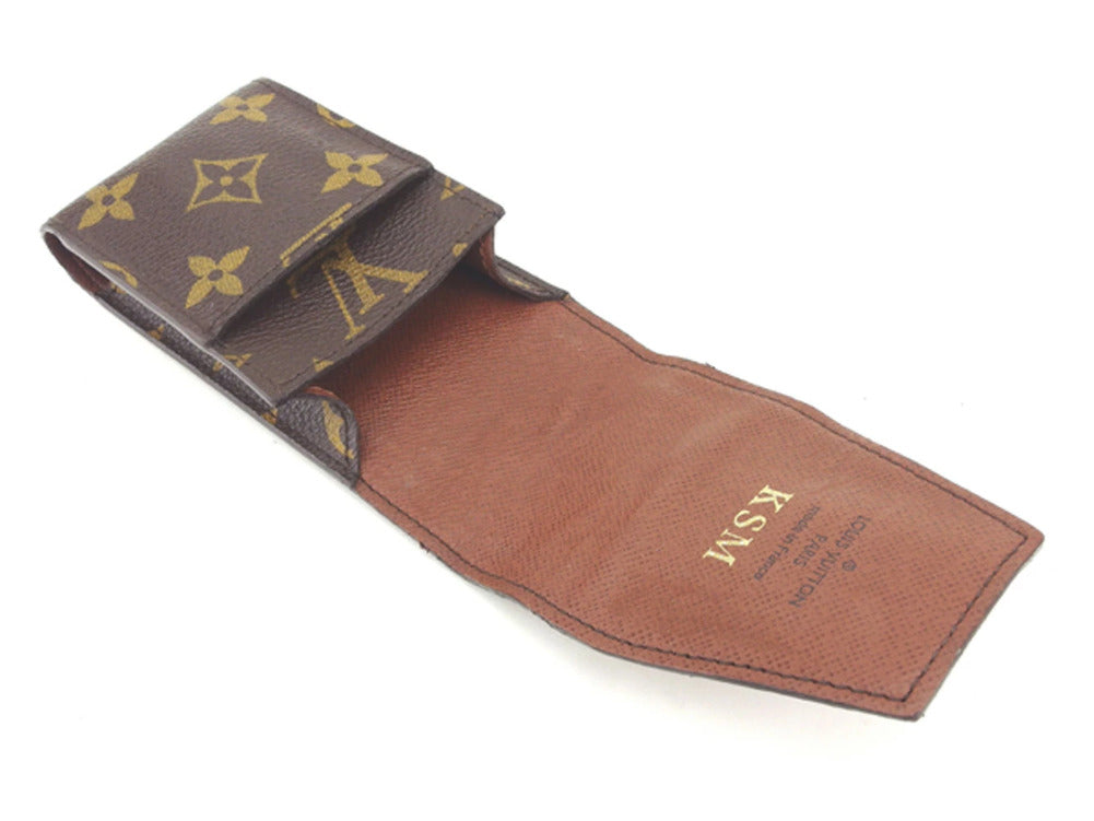 LOUIS VUITTON Cigarette case M63024 Brown beige Etui cigarette