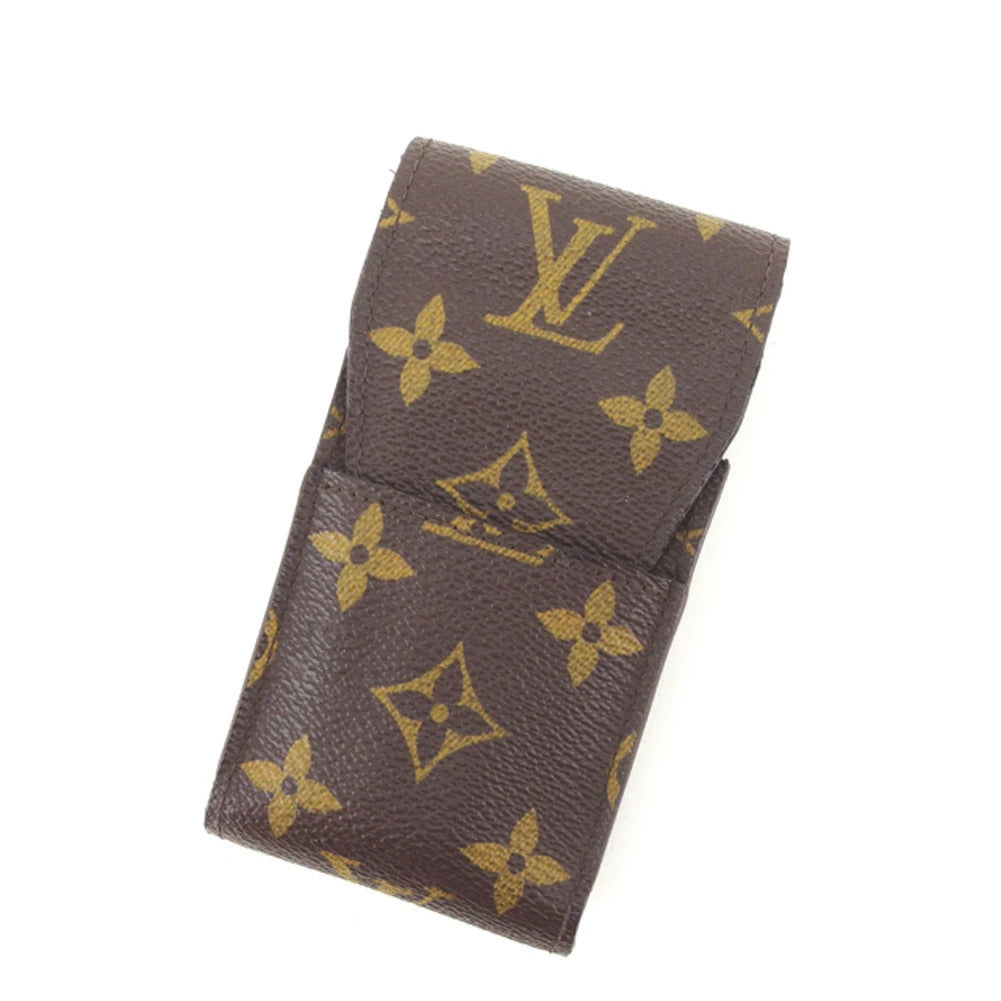 LOUIS VUITTON Cigarette case M63024 Brown beige Etui cigarette