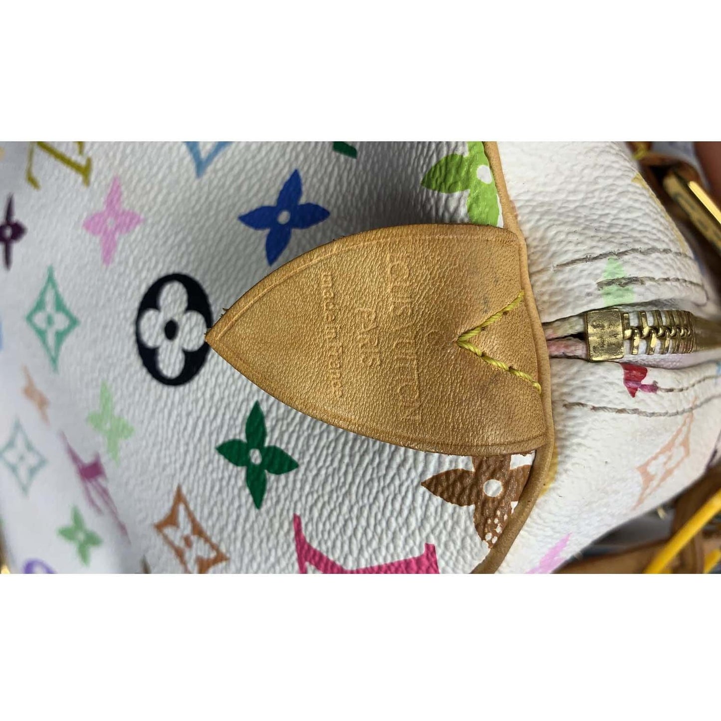 LOUIS VUITTON Speedy 30 Monogram Multicolor Satchel Bag
