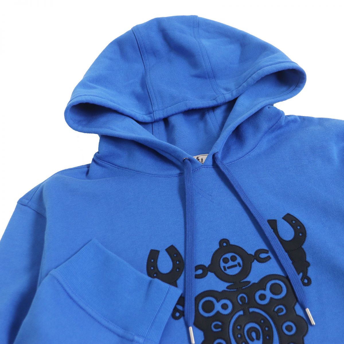 HERMES sweat See photo blue mens