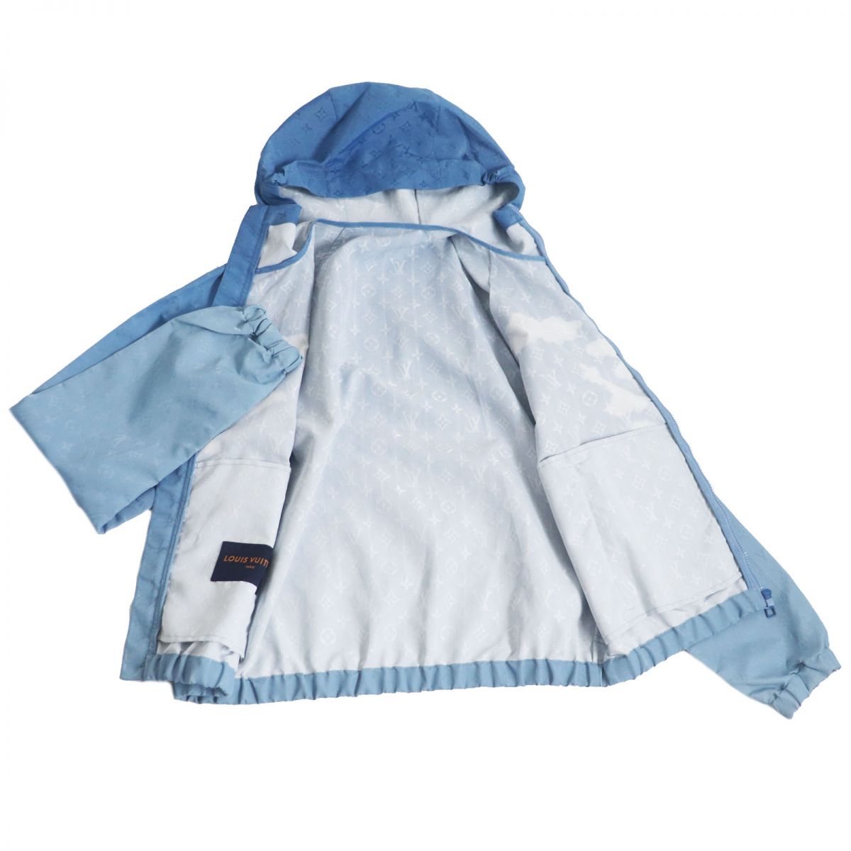 LOUIS VUITTON Blouson Main: 85% nylon, Main: 15% polyester Light blue mens 46
