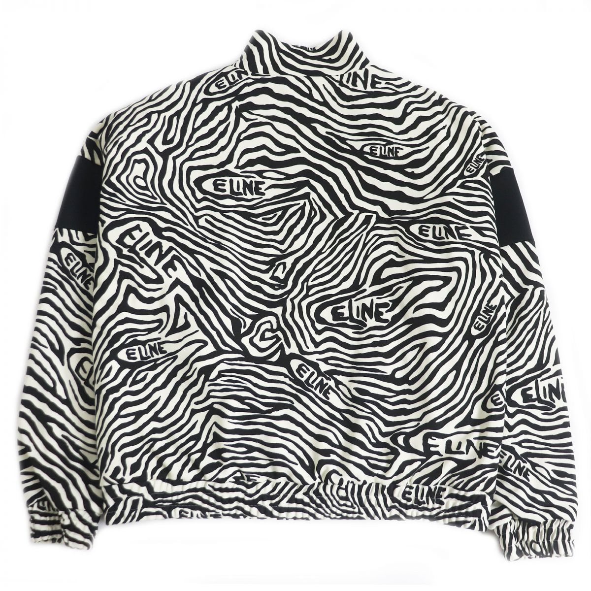 CELINE Blouson Outer: 100% polyester, Lining: 100% rayon, Filling: 100% polyester, Part: 100% rayon White x Black x Red mens L