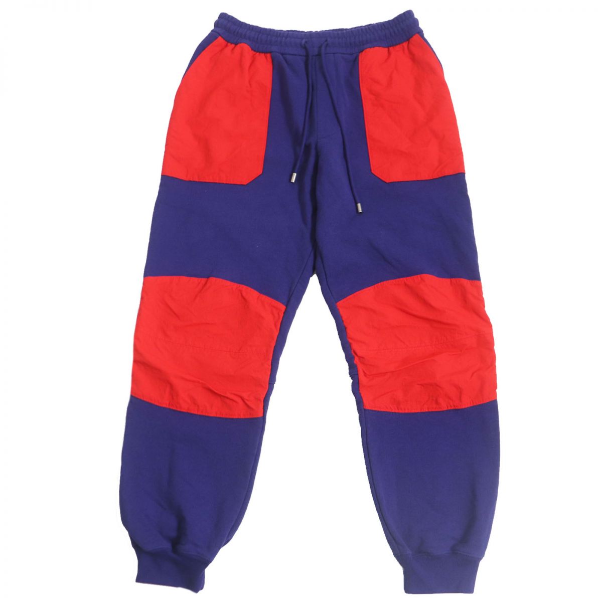 GUCCI Pants Main: 100% cotton, Part: 100% nylon Navy x red mens XS